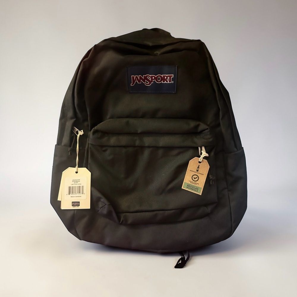 Jansport Black Everyday Backpack with Front Pocket